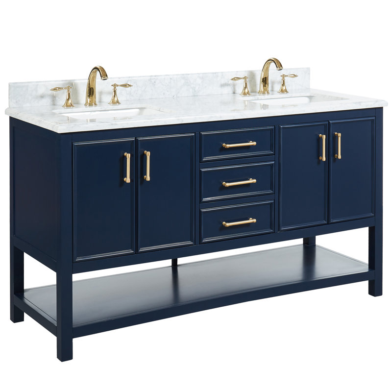 Breakwater Bay Paulene 30.12'' Free Standing Double Bathroom Vanity